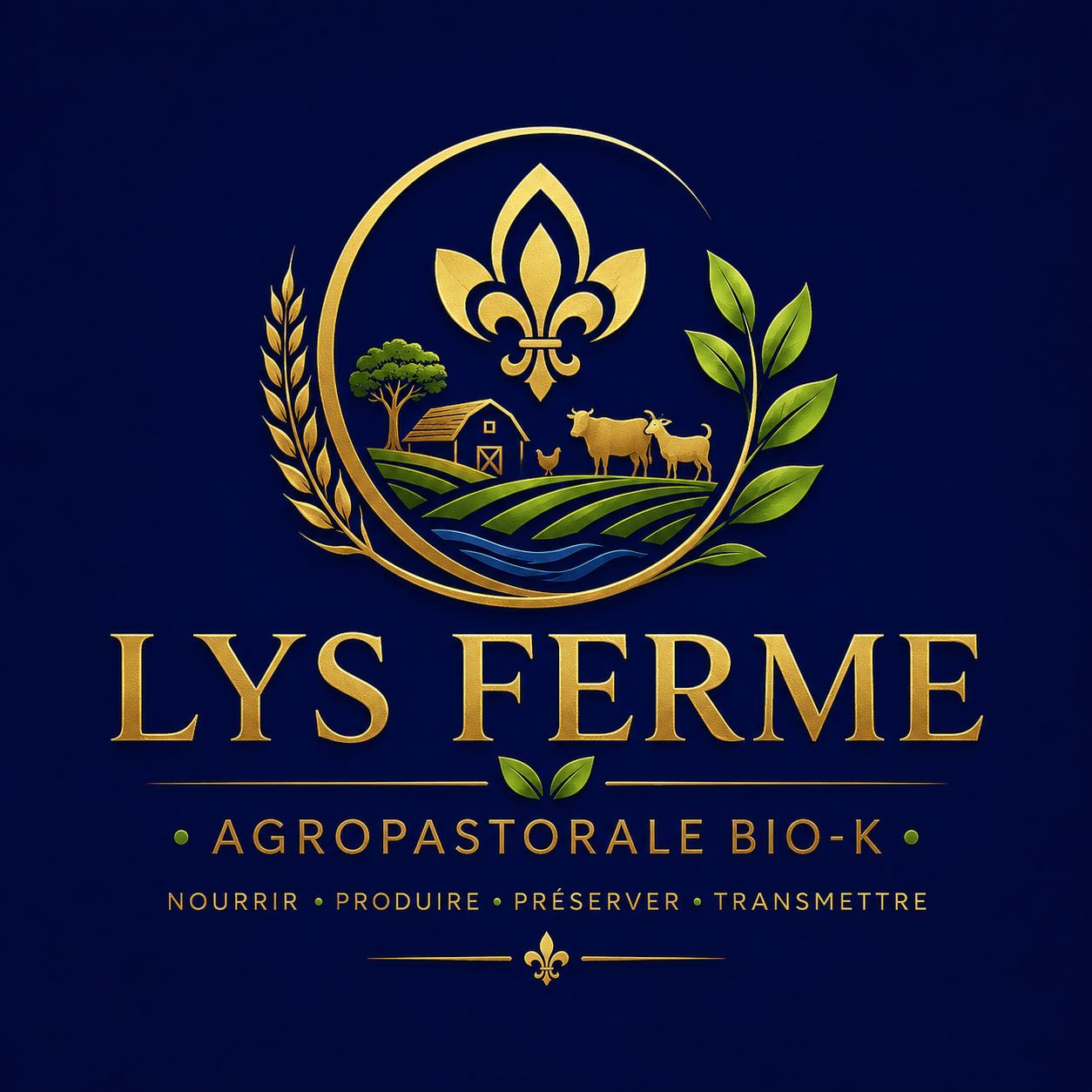 Logo officiel de Lys Ferme